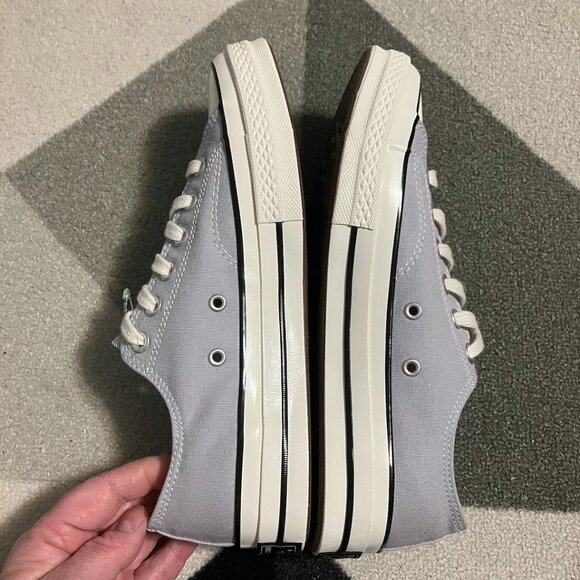 Converse Women's Gray Sneakers - Picture 6 of 11